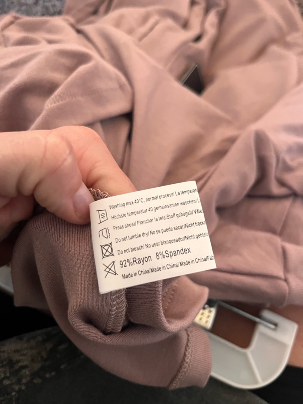 Oncharm Mauve women’s Two-Piece Lounge Set - Picture 6 of 6